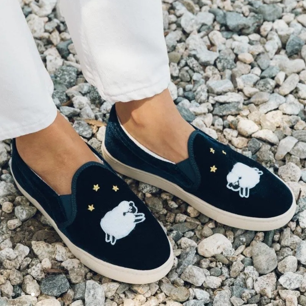 Soludos Velvet Sheep Sneaker